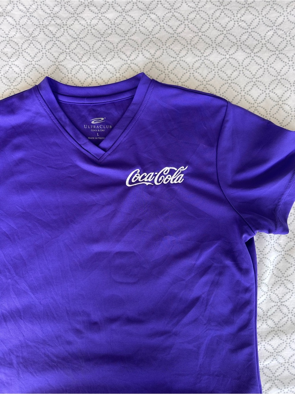 Coca Cola kids Purple V-Neck Tee